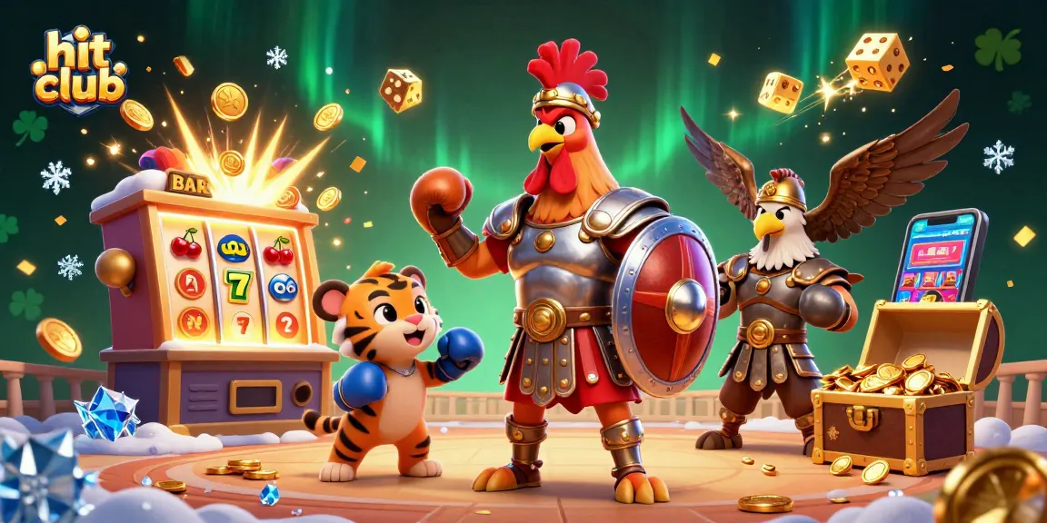 Engage in exciting wins at hit club with vibrant casino games and dynamic characters.