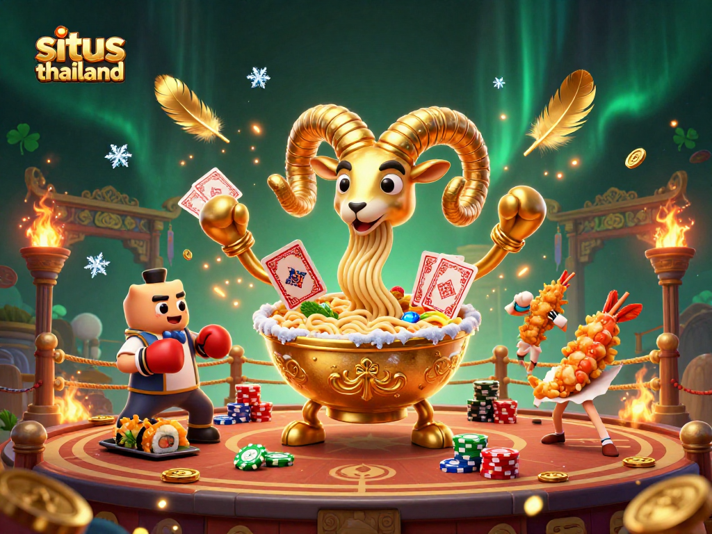 Engage with situs thailand's thrilling gaming adventure featuring vibrant characters and dynamic casino elements.