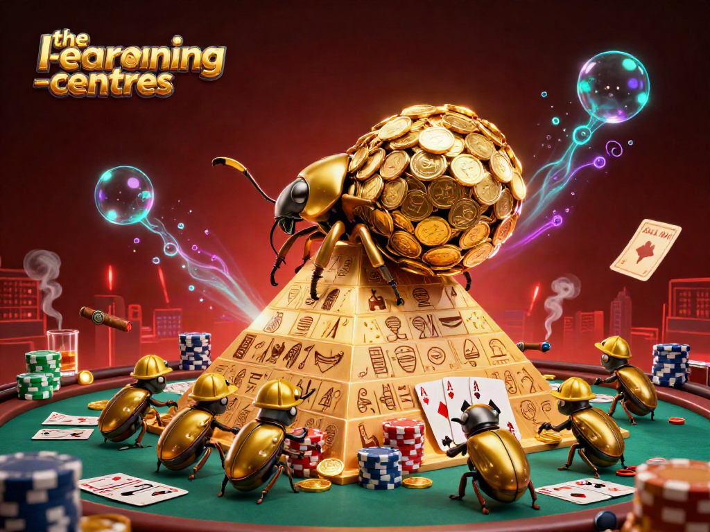 Engage with the-learning-centres as you explore vibrant casino-themed visuals featuring an exciting beetle scene.