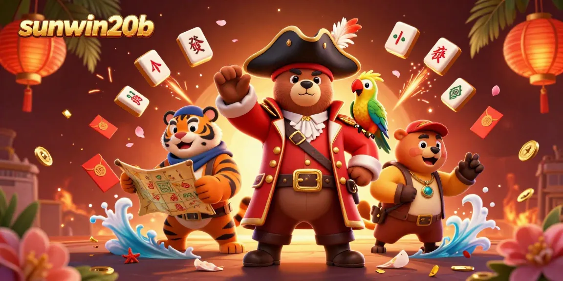 Join the excitement at sunwin20b, where bear pirates and treasures meet thrilling gameplay!